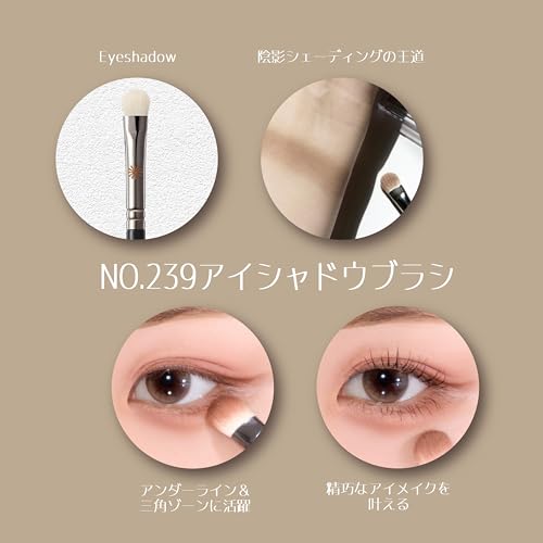 Picasso 239 Eyeshadow Brush | Pencil brush for precise point makeup and vibrant color | Authentic Korean cosmetics made with premium goat hair