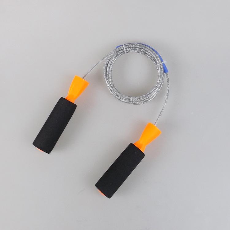 Unisex Fitness Steel Wire Foam Jump Rope – Bearing for Body Slimming  Sports 2.8m