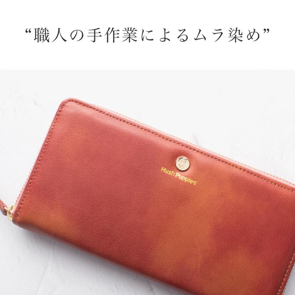Hush Puppies long wallet with a round zipper and gradient Handcrafted with this stylish wallet is perfect for women and Its large capacity and