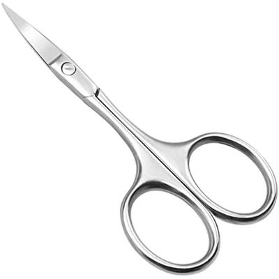 Stainless Steel Beauty Scissors, Suitable For Cutting Eyebrows, Nose Hair, Beard