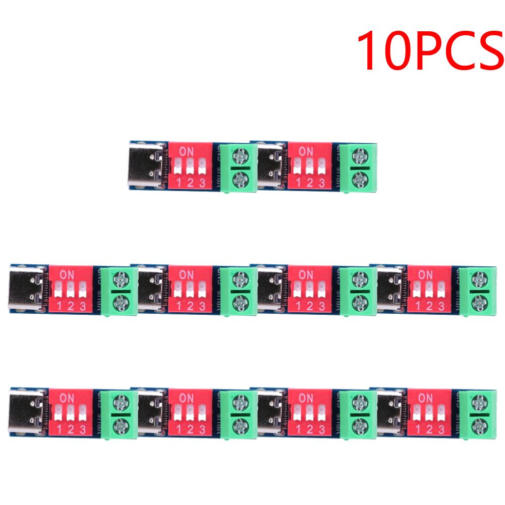 Charging Test Module 5-20V Adjustable Charger Power Delivery Boost Module USB Type-C Voltage Connetor Power Supply Accessories