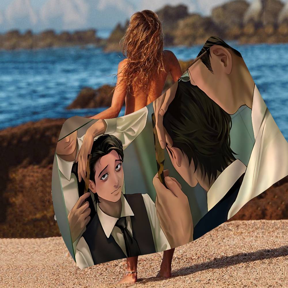 Anime Killing Stalk Big Microfiber Beach Towels Quick Dry Towel Sand Beach Towels Pool Towel for Travel Swim Pool Yoga