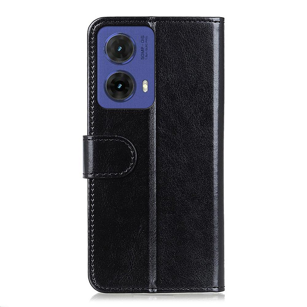 For Motorola Moto G85 5G/S50 Neo 5G Case PU Leather Wallet Crazy Horse Texture Phone Cover