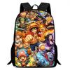 Mochila One Piece Escolar 15 Inch Cartoon School Backpack Large Capacity Durable Lightweight Adjustable Strap For Kids Ages 6-10