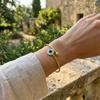 Zinc Zinc Alloy Demon Eye Bracelet Gothic Blue Eye Ring Trendy Adjustable Creative Bangle  Gift Giving