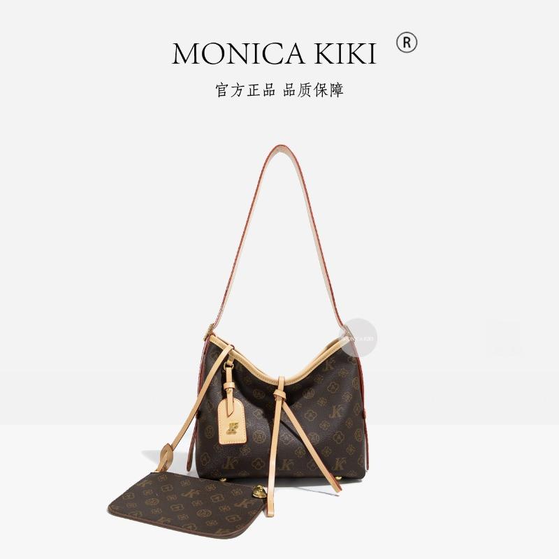 Retro printed tote bag women s new large-capacity commuter underarm bag tote bag messenger bag