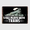 Locomotive Train Gift Metal Sign Wall Pub Home Design Garage Decoration Tin Sign Posters