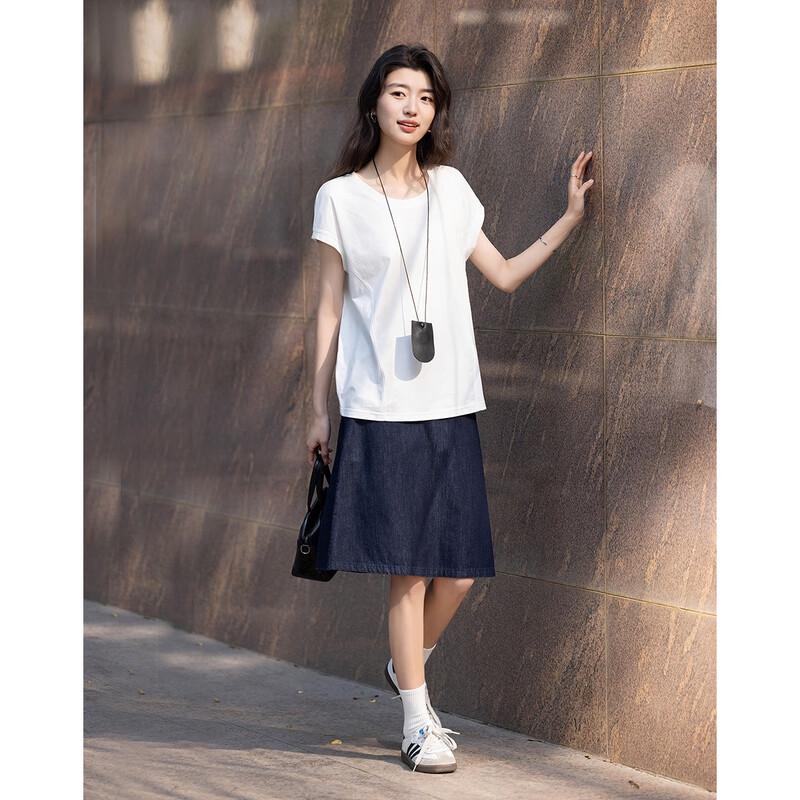 Demana Women's Summer Princess Line T-Shirt