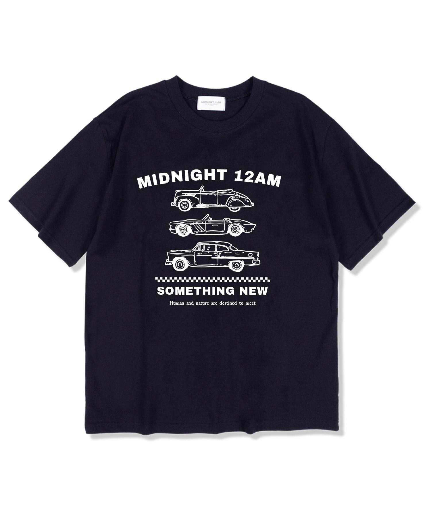 Midnight 12 Am Something Am Short Sleeve T-Shirt Navy L