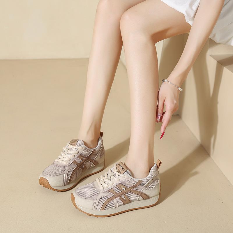 

Trend versatile women s new spring and autumn shoes mesh casual shoes are not tired 35