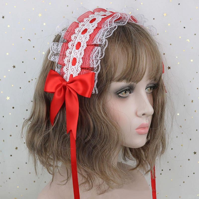 Lace Headpiece, Sweet and Versatile Hairband Accessory, Maid Style Accessory for Women