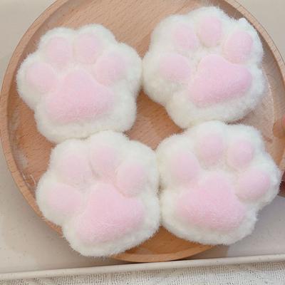 1 Stücke Weichem Plüsch Rosa Weiß Simulation Katze Pfote Spielzeug Langsam Rebound Dekompression Spielzeug Reduzieren Stress Kinder Spielzeug Geschenke