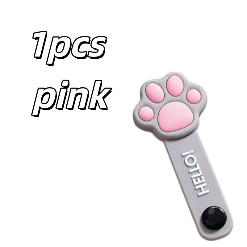 

1/2pcs Cat Paw Cable Winders – Spiral Organizer for Earphone, Charging Cables, Portable & Practical