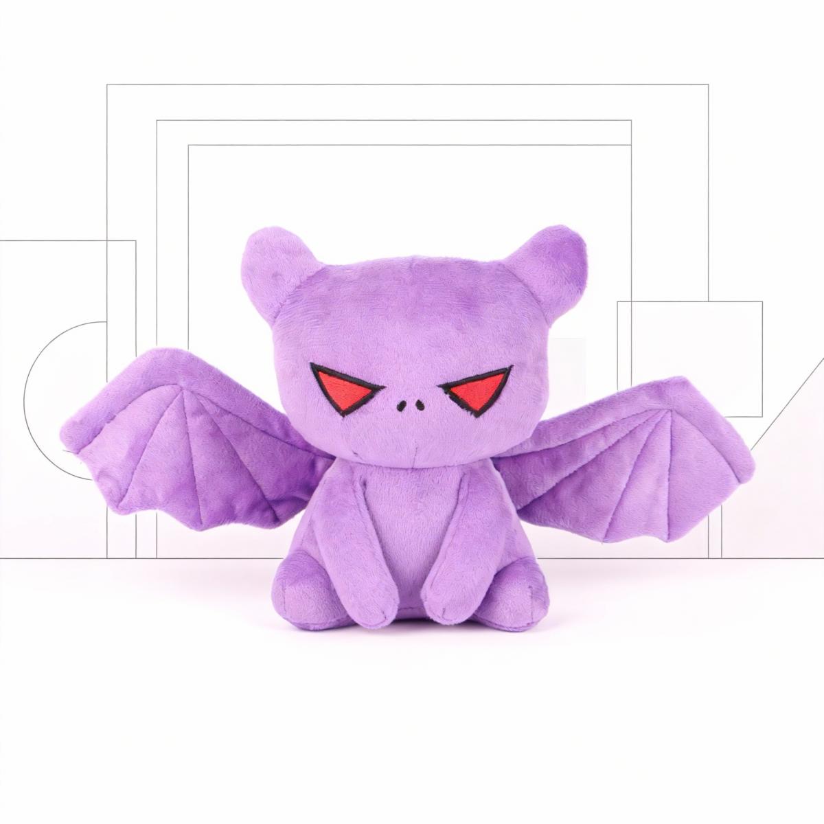Cute Bat 99 Nights In The Forest Plush Toy Stuffed Animals Purple Bat Gift for Kids Birthday Christmas 16cm