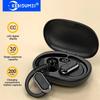 Bluetooth 5.4 Earphones IPX7 Waterproof Wireless Headphones with ENC Noise Cancelling Mic Deep Bass For Sports Workout Gym