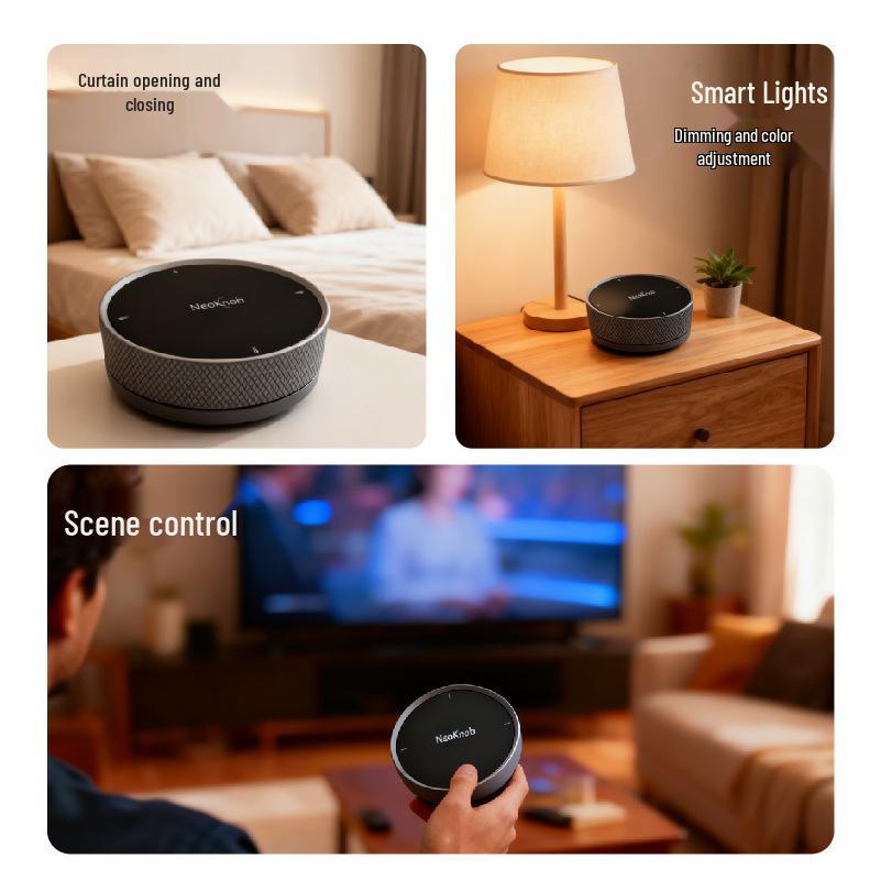 

Zigbee Tuya Розумний дім Сцена Кнопка Таймер та Диммерний вимикач, Наклейка Black Dimmer Knob