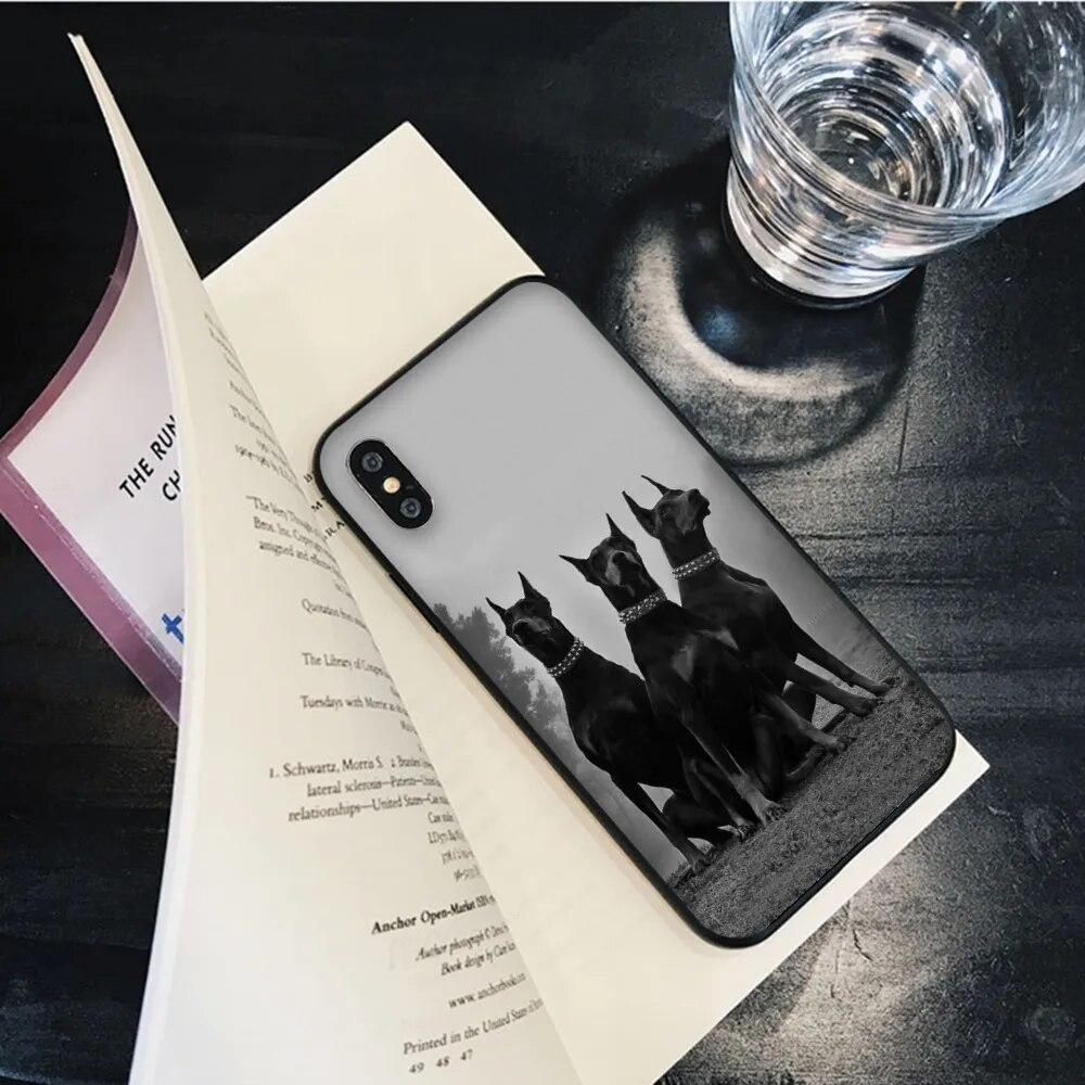Doberman Phone Case For iPhone Samsung Galaxy Redmi Xiaomi Oppo OnePlus Note S A 7 8 9 10 11 12 13 14 20 21 22 23 53 54 Pro Max Plus Ultra TPU Soft