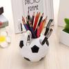 Multifunctional Stationery & Toothbrush Holder: Football-Themed Pen & Storage Box