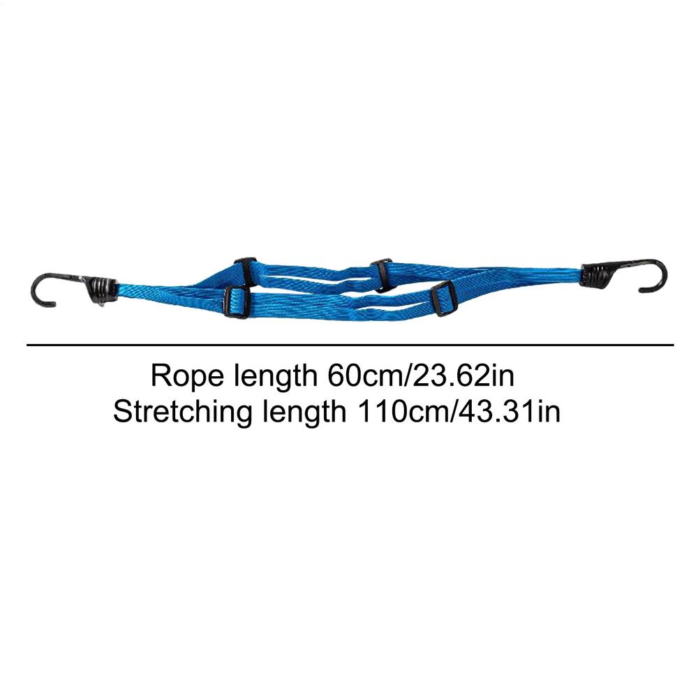 Motorcycle Tie Down Straps Thickened Motorcycle Straps Helmet Rope Outdoor Adventure Accessories Bungee Cord Bandage with 2 Hook