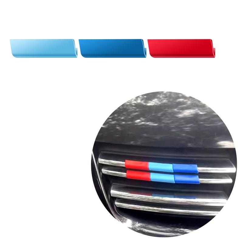 ABS plast Francie/Německo/Italská vlajka Znak přední mřížky Kryt grilu Vhodné pro Peugeot 301 408 2008 3008 5008 Nová 308
