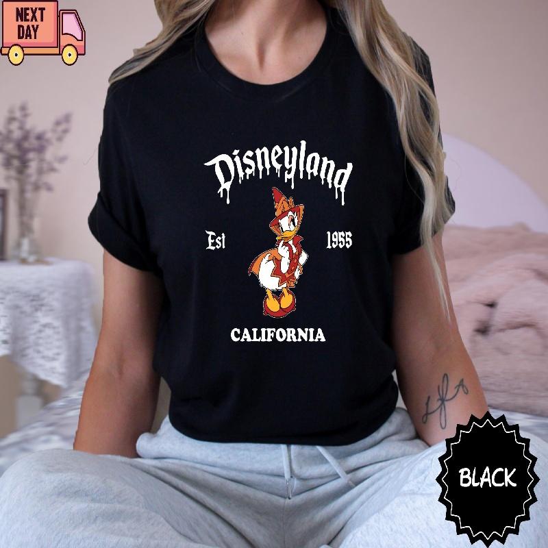 2025-26 Summer Fashion Daisy T-shirt Y2k Donald Duck Hat Printed 100% cotton printed T-shirt Unisex s Loose T-shirt S