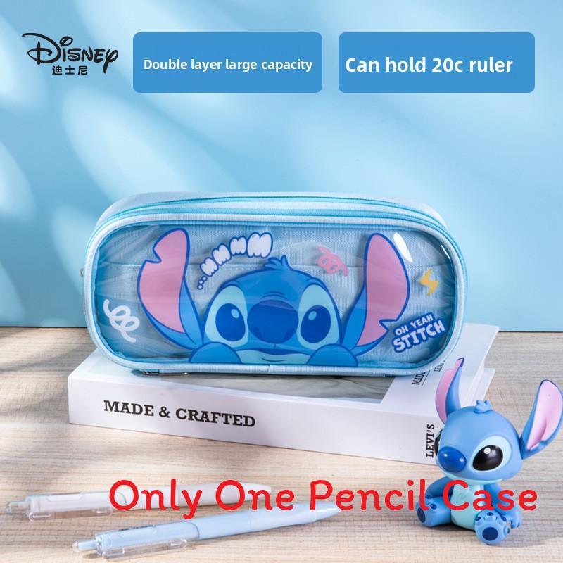 Transparent Pencil Organizer With High Capacity For Elementary School Students