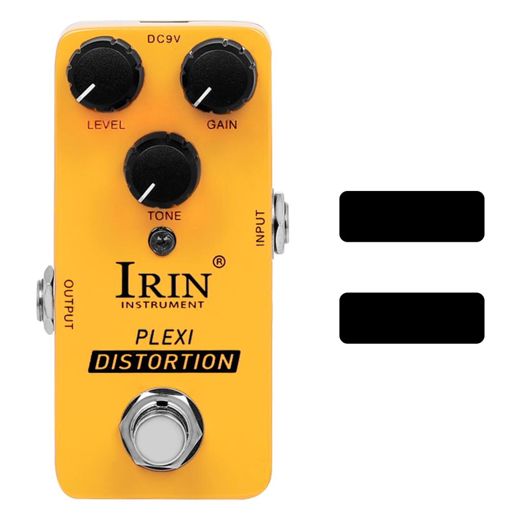 IRIN RS-24/RS-26Guitar Pedal Overdrive Distortion Harmonic Boost Effect Pedal True Bypass Aluminum Alloy Straight Through Parts