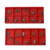 20PC DCMT21 51 Carbide Inserts for Lathe Turning Tool Holder Compatible with SDJCR/SDNCN/SDQCR Series VP15TF Grade