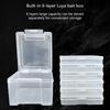 6 Layer Fishing Lure Box Soft Hard Baits Gear Organizers Light Weights Fishing Tackle Box Storage Container Enduring