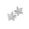 Exaggerated holiday style inlaid pearl starfish earrings beach style marine animal earrings