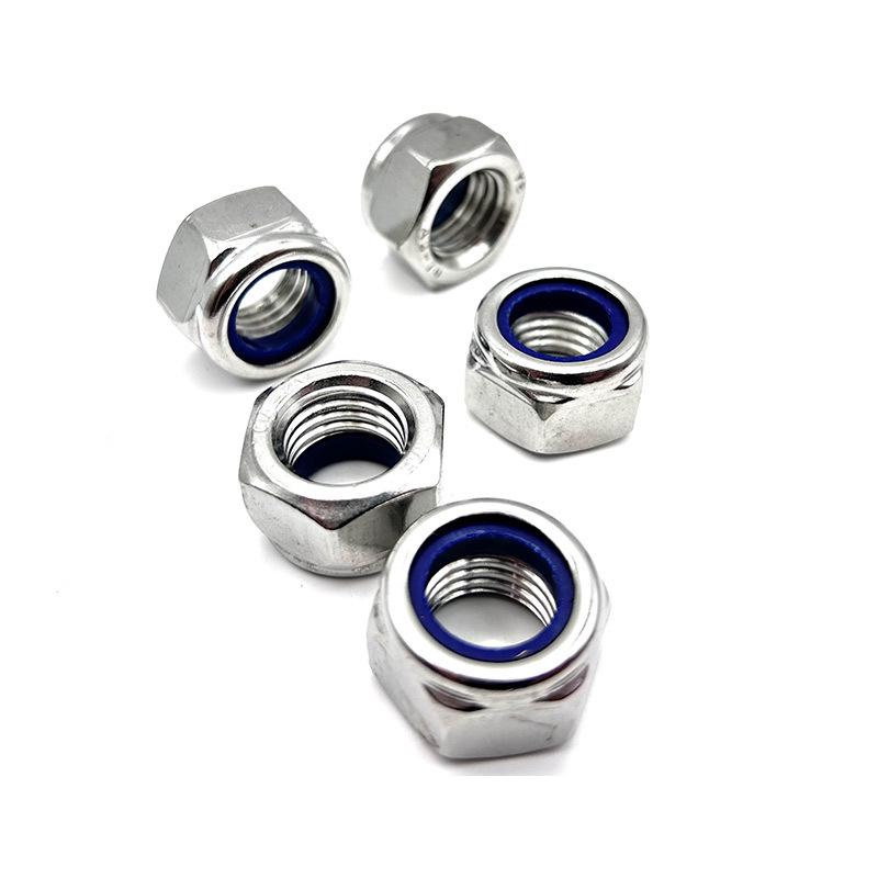 304 Stainless Steel Nylon-Insert Lock Nut DIN985