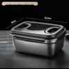 304 Stainless Steel Rectangular Food Storage Container Set
