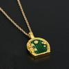 Lord Of Collar Women Jewelry Fairy Door Pendant Necklace Magic Fantasy Lord Of The Locket Shire Enamel Necklace