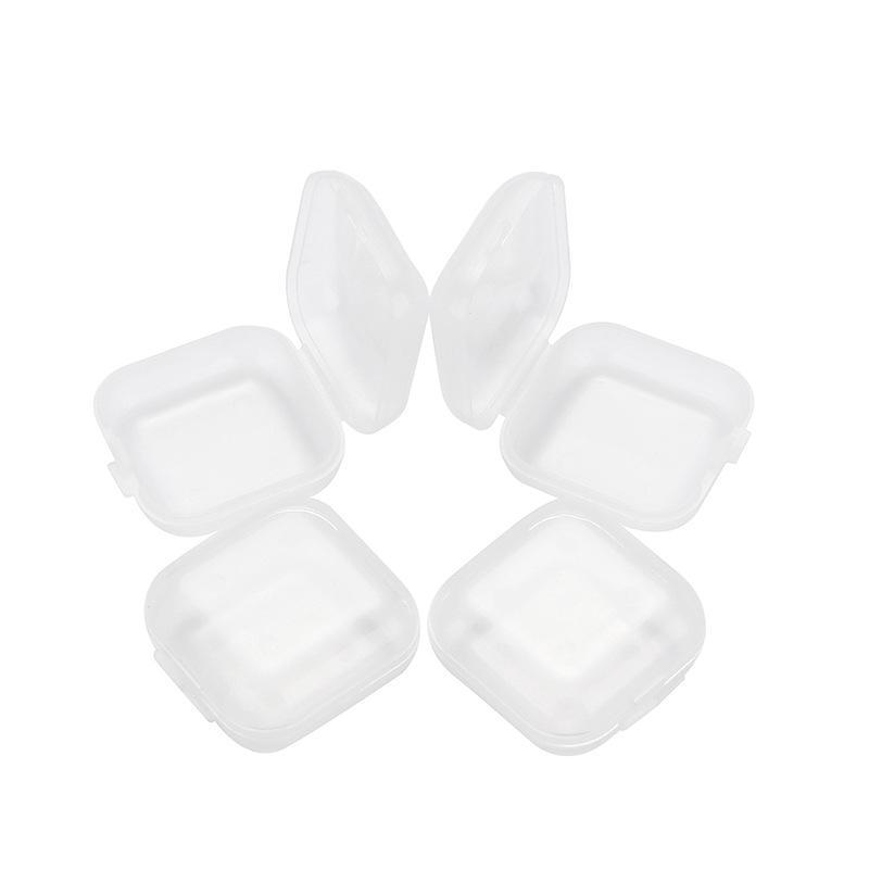 High Transparency Small Plastic Storage Box for Earplugs, Cosmetics, Jewelry, and Fishing Hooks