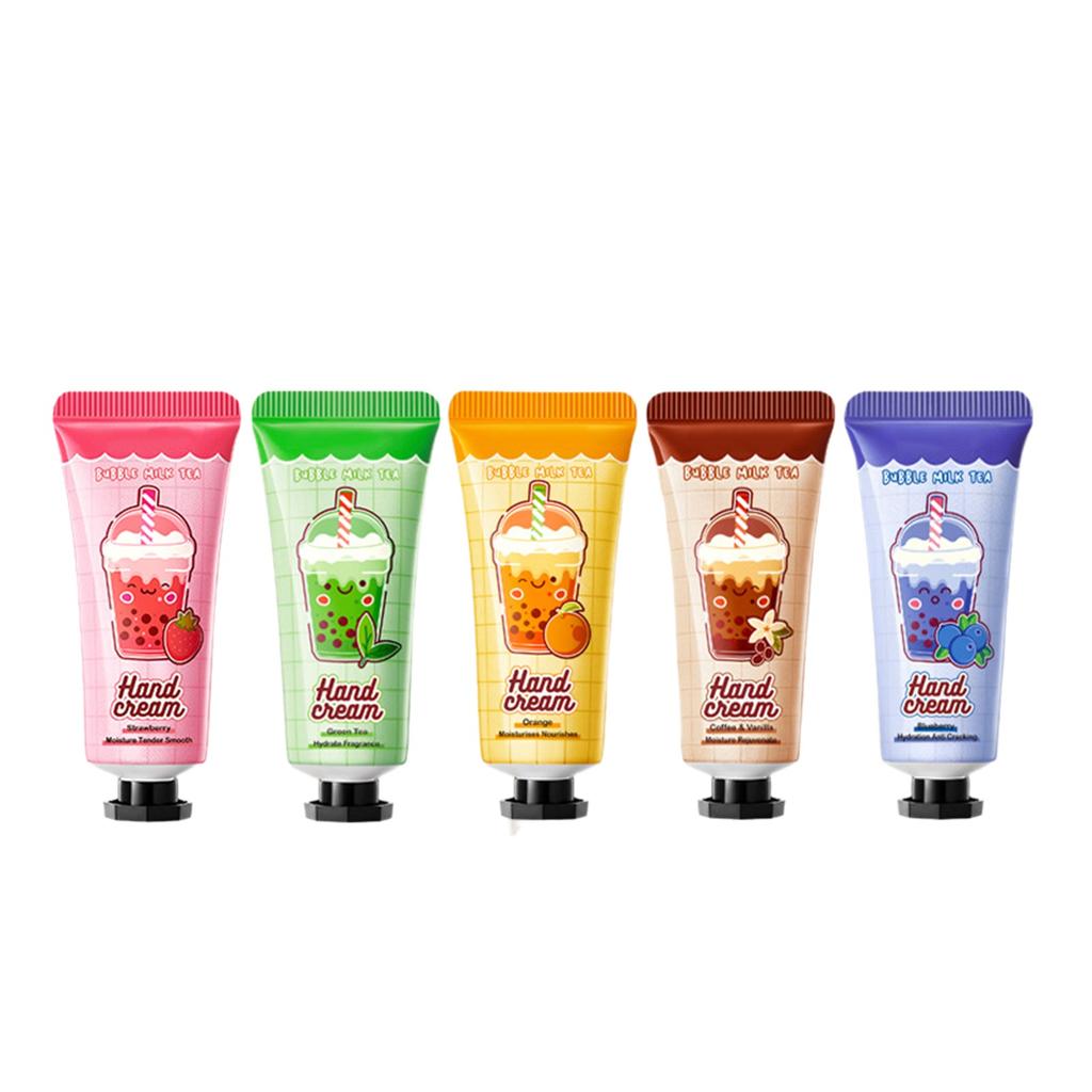 5-Pack Scented Hand Lotion Set: Travel-Size Moisturizer for Dry & Cracked Hands, Nourishing Skin Care for Cold Weather