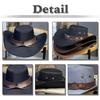 White Fang Western Cowboy Bred för Män och CZA352 Hatt, Skärm, Snygg, Utomhus, Kvinnor, (Kaffe)
