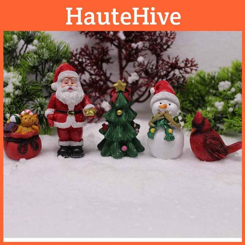 Claus Santa Christmas Tree Gift Bag With Snowman Resin Crafts For Festive Decor