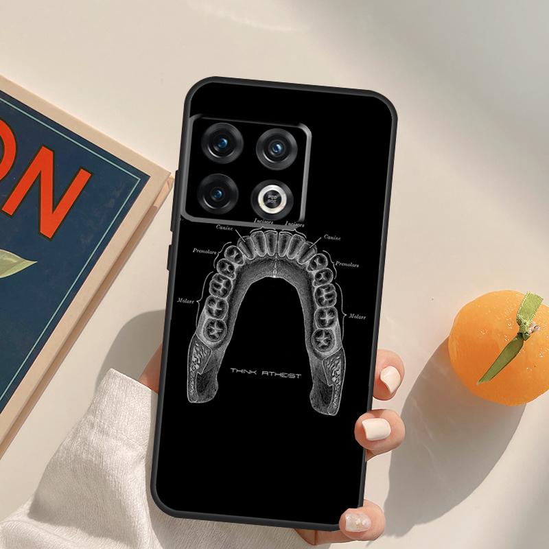 Dentist Tooth Pattern Case For OnePlus 13R 12R 10R 13T 10T 11 12 13 15 OnePlus Nord 5 CE 2 3 4 Lite N20 N30 Cover