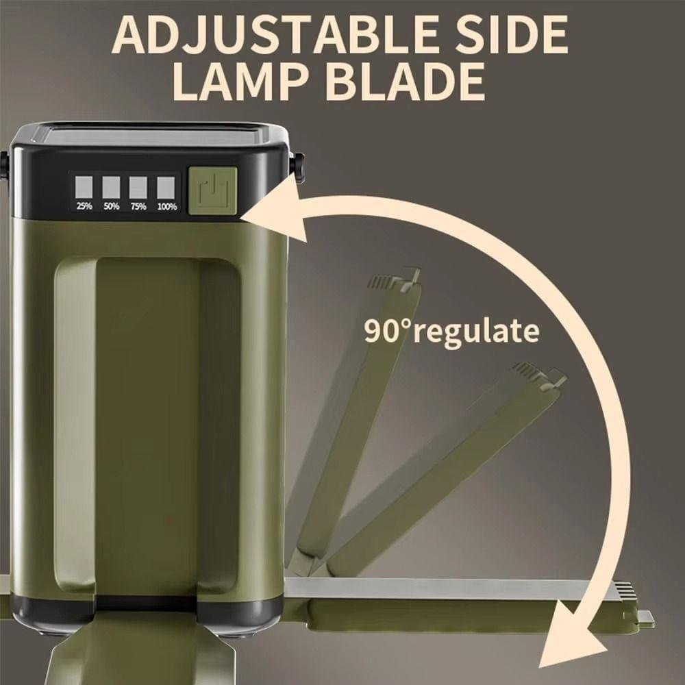 Multifunctional Camping Lantern 4-Leaf Foldable Rechargeable Lantern Emergency Light Camping