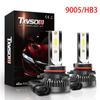 2Pcs White 9005 HB3 Led Headlight Bulbs High Low Beams 8000LM 6000K 80W Lights