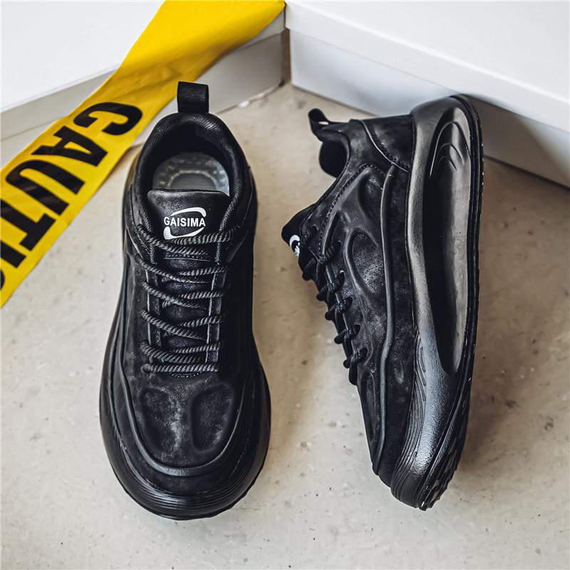 New Fashion Men 's Four Seasons Comfortable Thick Sole Shoes Students BoysTrending Soft Sole Breathable Casual Running Sneakers