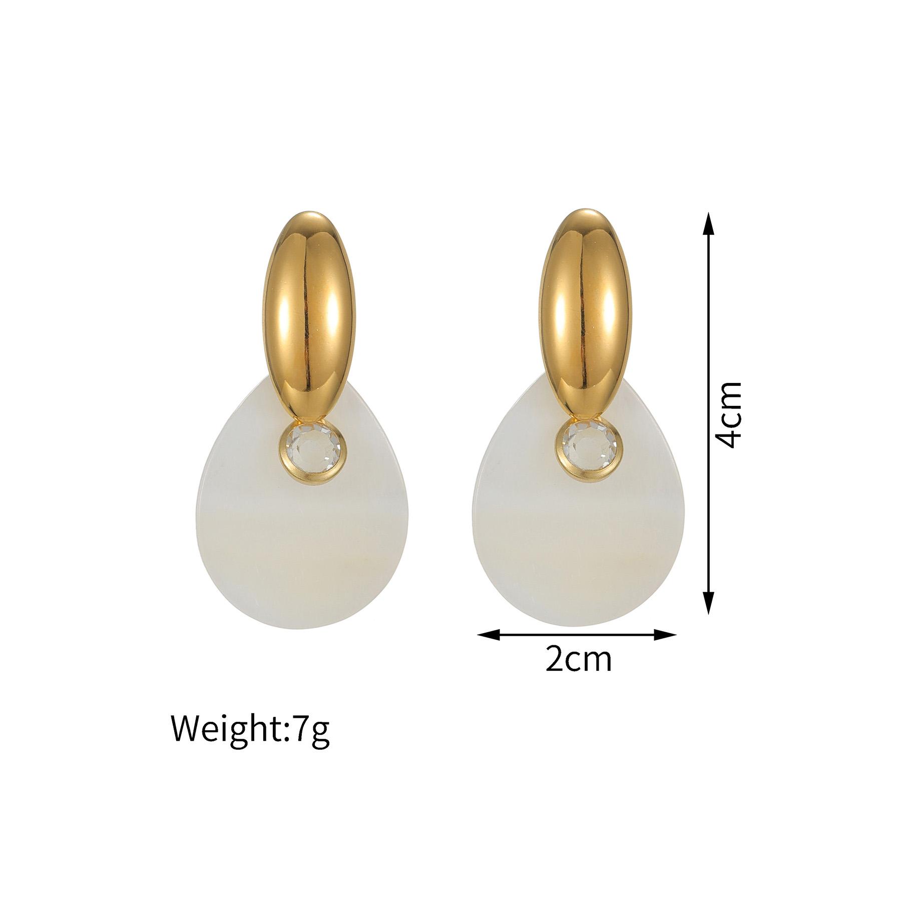 

Atoztide Vintage Multiple Style Tassel Drop Earring for Women Stainless Steel Retro Exaggerate Shell Conch Earring Jewelry Gift