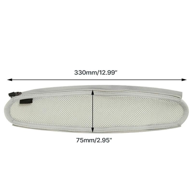 Atmungsaktive Stirnbandabdeckung für WH CH720N Kopfhörer Kopfbügelhülle Verschleiß verhindern Trageerlebnis verbessern