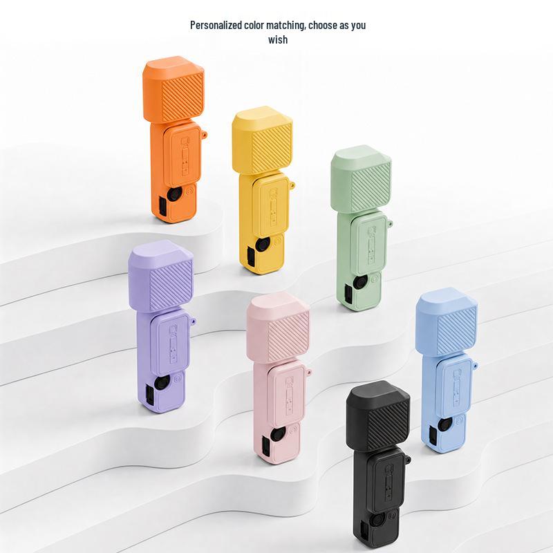 DJI Pocket 4/3 Silicone Protective Case with Screen & Drop-proof Desktop Base