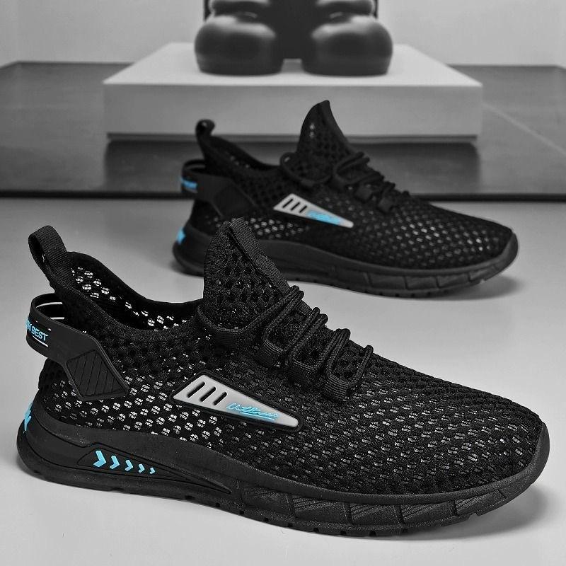 

Обувь Мужская обувь Летняя сетка Прилив Мужские кроссовки Дышащая сетка Спортивная повседневная обувь Мужская обувь 38