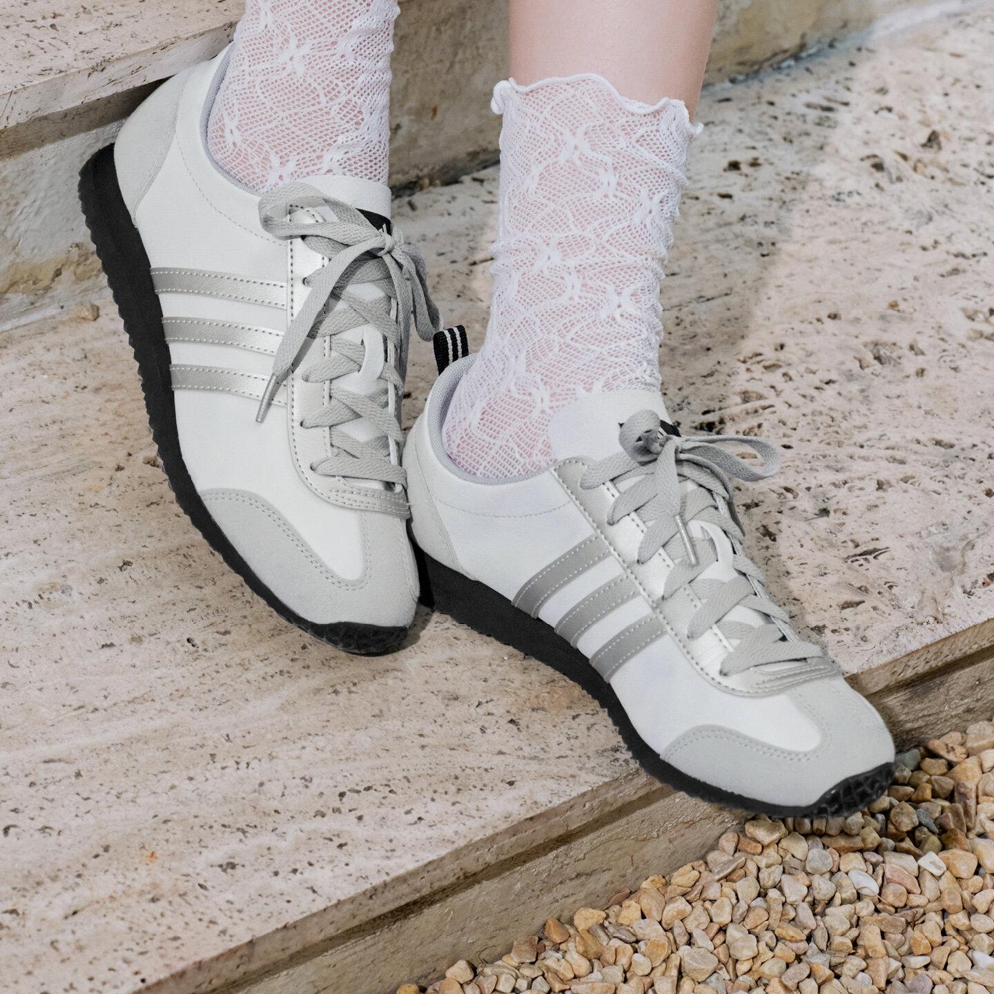 Adidas VS JOG 2.0 Comfortable Low top German Army Trainers Unisex Gray 36