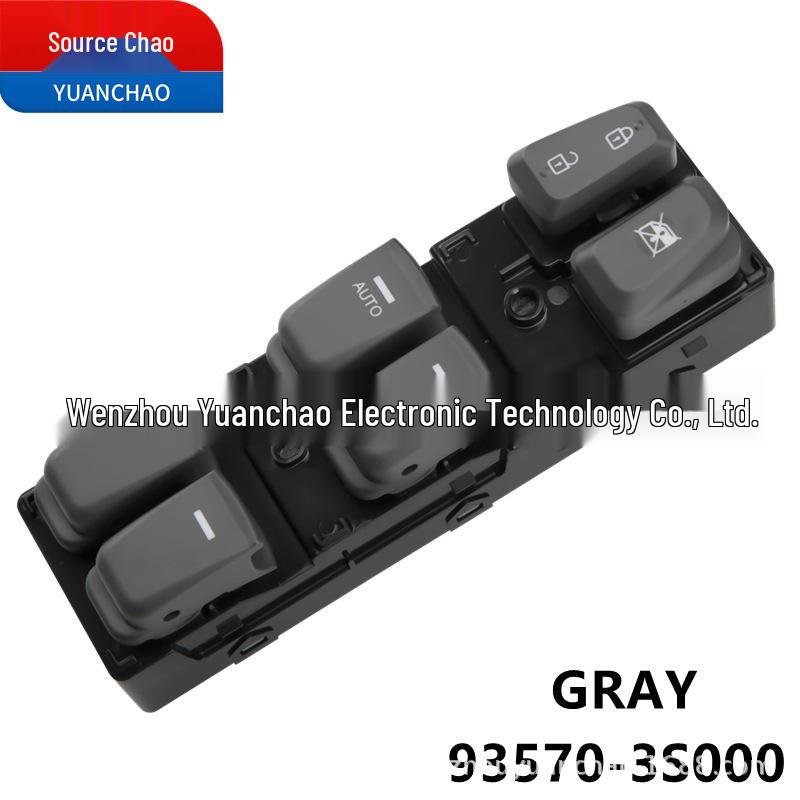 

Hyundai Sonata 8 Power Window Switch 93570-3S000RAS, Grey Electric