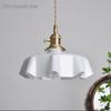 Wabi-Sabi French Retro Cream Glass Chandelier for Aisle, Entrance, Bedside, Bar, Island, Dining Room