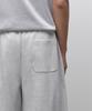 MUSINSA STANDARD Double Knit One-Pleat Wide Lounge Sweatpants [Melange Light Gray]