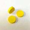 Yellow 20mm wooden discs 100 (approx. pieces)